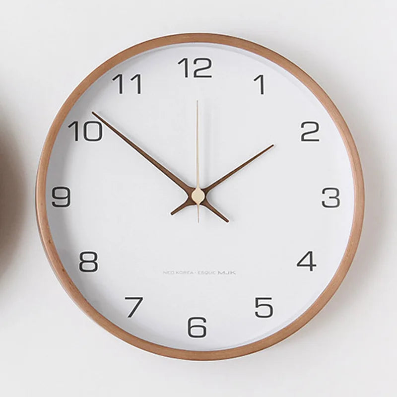 TranscendTime | Wall clock made of wood and glass