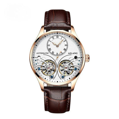 Double tourbillon luminous mechanical watch