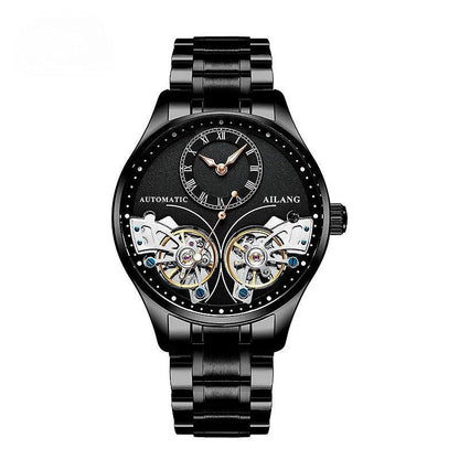 Double tourbillon luminous mechanical watch
