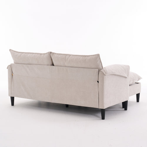 UrbanEase – Convertible 2-Seater Sofa with Storage & Footstools