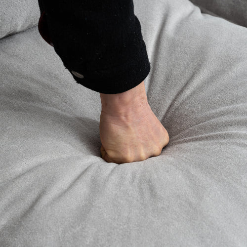 LuxeLounge – Convertible L-Shaped 3-Seater Sofa with Storage & Footstool