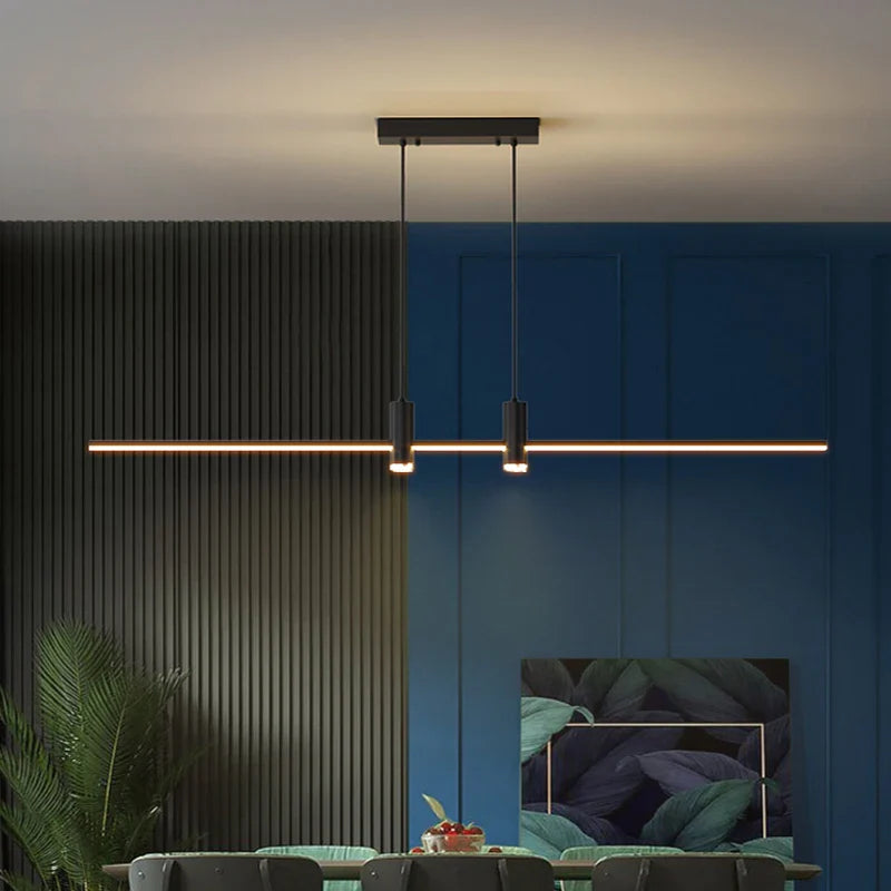 LinearGlow - Modern minimalist dining room chandelier