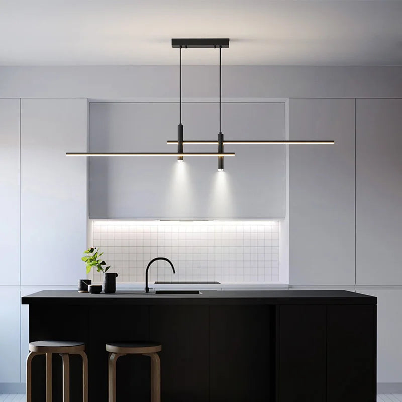 LinearGlow - Modern minimalist dining room chandelier