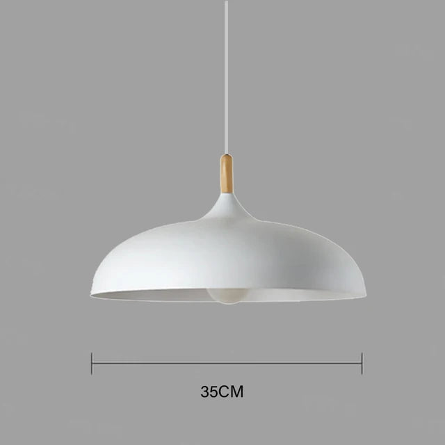 NordicOak – LED ceiling light made of oak in Scandinavian design