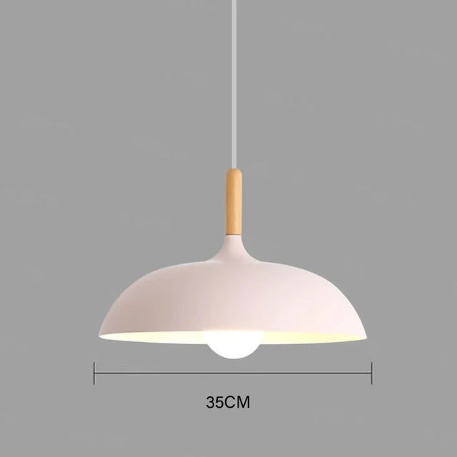 NordicOak – LED ceiling light made of oak in Scandinavian design