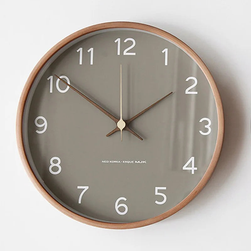 TranscendTime | Wall clock made of wood and glass