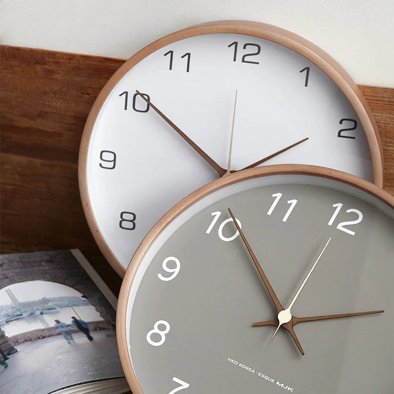 TranscendTime | Wall clock made of wood and glass