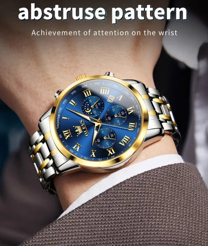 Royal Chronograph Luxury Steel Watch