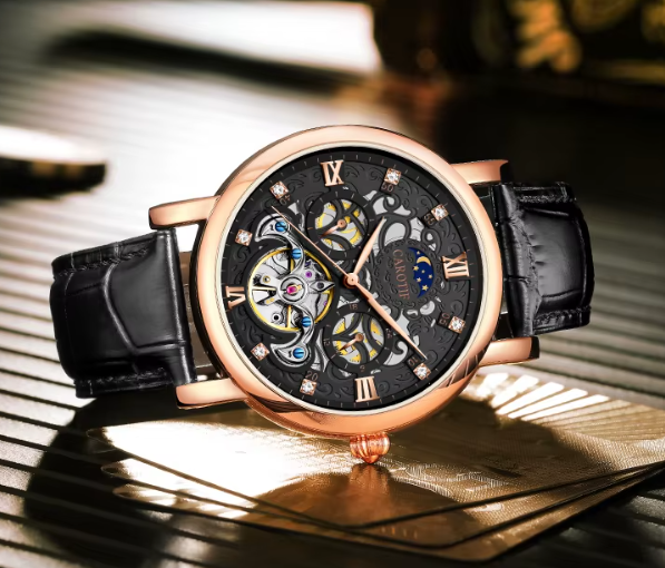 Business Leather Strap Mechanical Automatic Watch